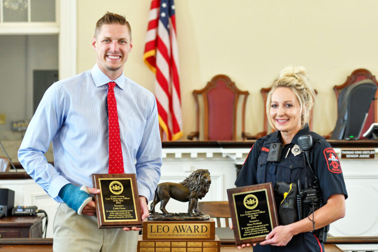 Bellefonte officer, Ferguson Twp. detective receive law enforcement